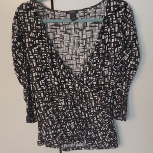Kenneth Cole REACTION wrap blouse